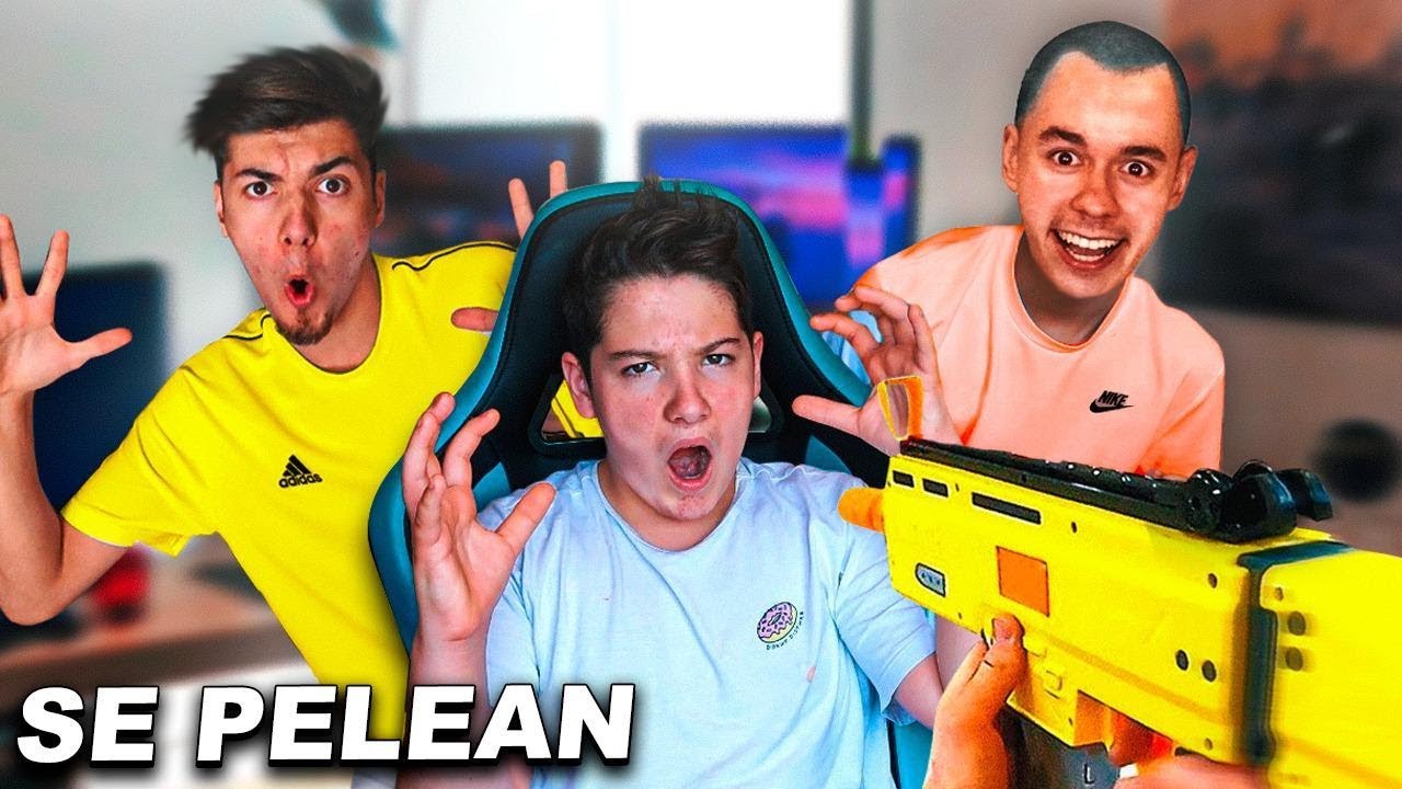 Mi HERMANO se PELEA con YOUTUBERS FAMOSOS de FORTNITE... *acaba mal*