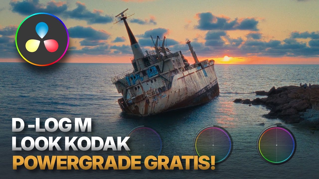 Tus tomas de dron pueden verse asi! | de D-Log M a Kodak | Powergrade GRATIS