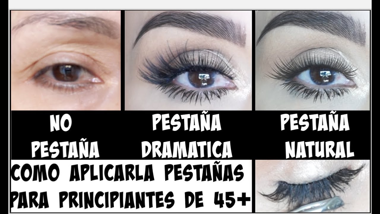 APLICA PESTAÑAS POSTIZAS EN PARPADO CAIDO,PARA PRINCIPIANTES DE 45+PASO A PASO