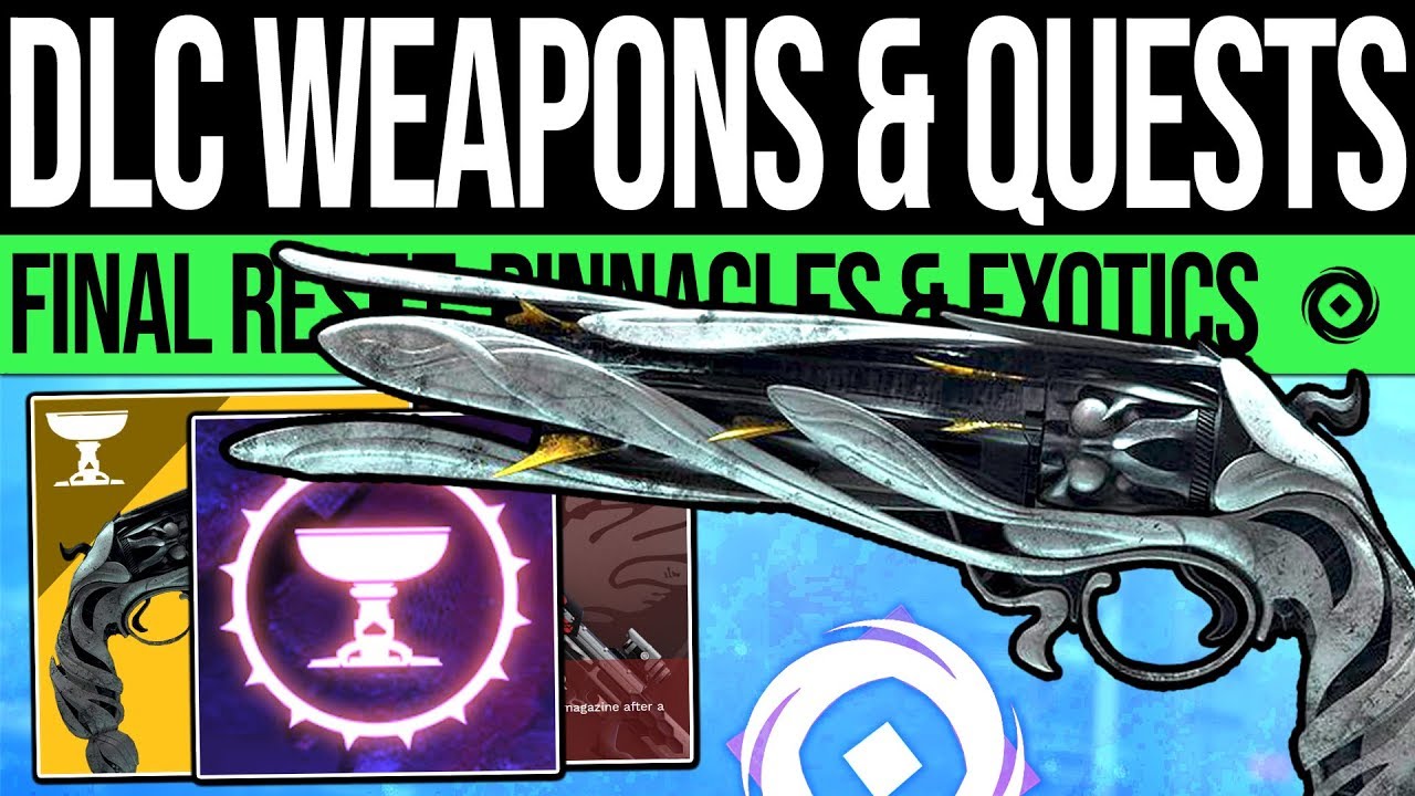 Destiny 2 | NEW WEAPONS REVEALED & DLC CONTENT! Opulence Exotics, Quests, Pinnacle Perks & D2 Reset!