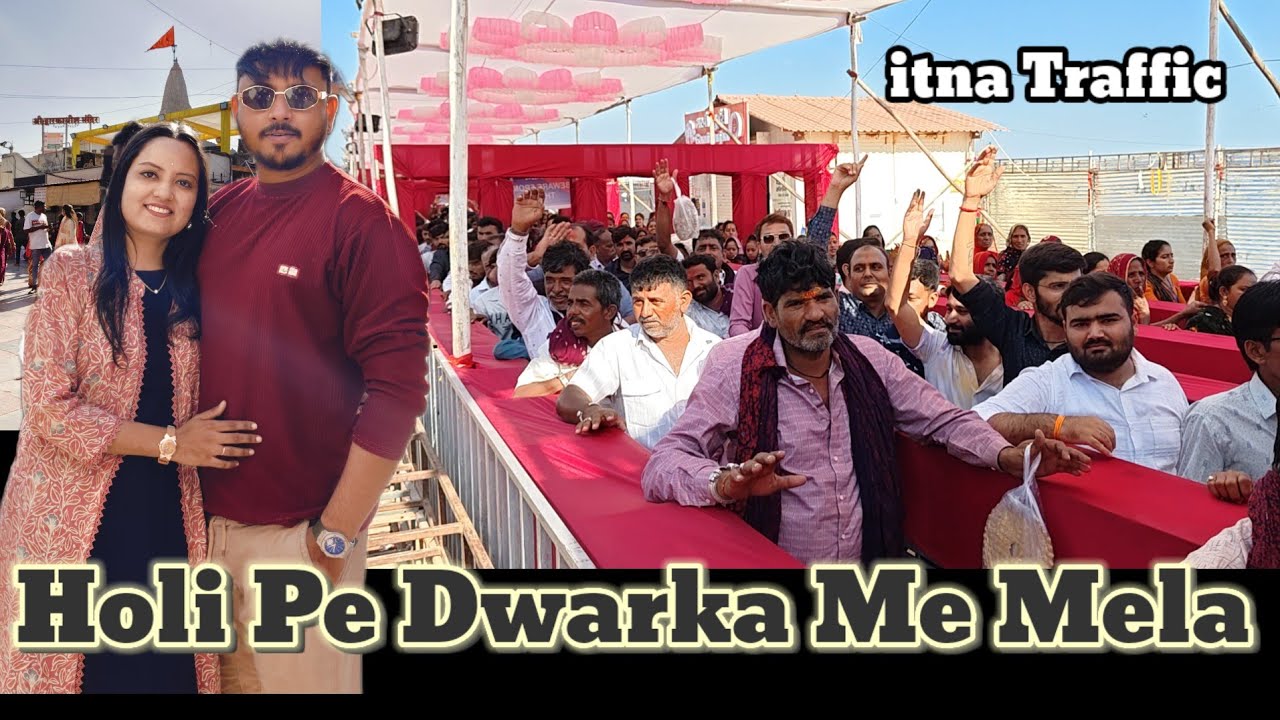 Holi Pe 🫟 Dwarka Me Mela || Itna Traffic 😇