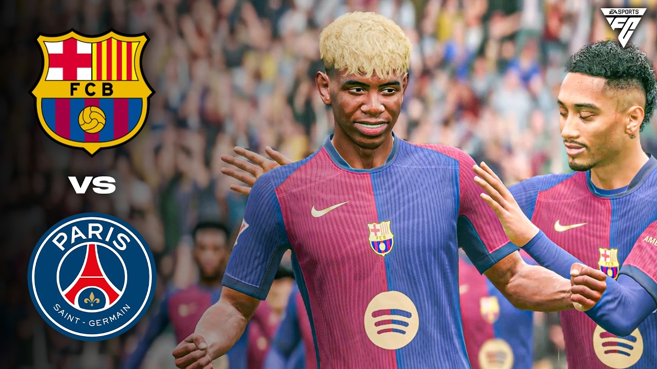 Barcelona 🆚 PSG | Epic Football Battle | EA Sports FC 25