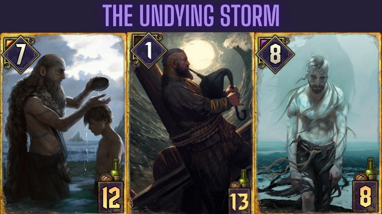 Gwent | Fulmar Rain ft. Otkell & Melusine | Skellige Rage of the sea #gwent