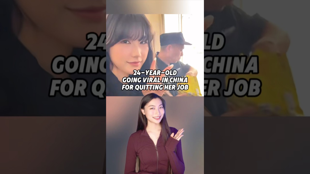 24-Year-Old Going Viral in China For Quitting Her Job 🫢 #china #chinese #work #study#chineseculture