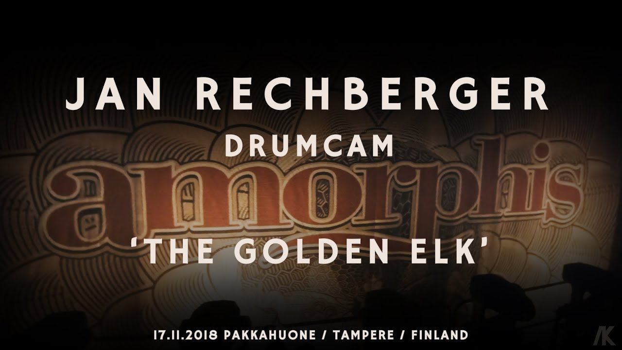 Amorphis Jan Rechberger Drumcam 'The Golden Elk' / 17.11.2018 Tampere