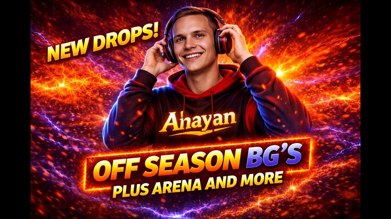 NEW DROPS on Twitch! BG's Off Season Practice, Arena, New Account - Let the ADHD run! Come hangout!