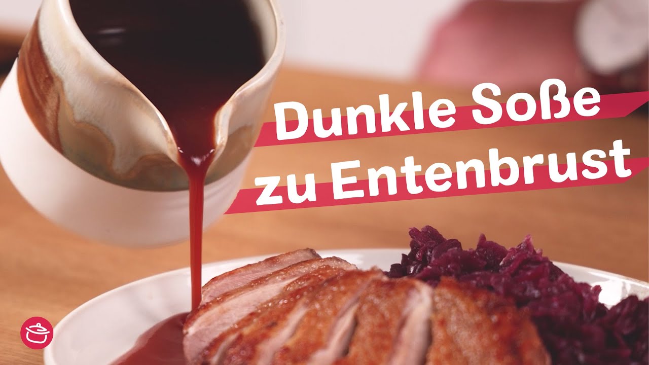 Einfache dunkle Soße zu Entenbrust |REZEPT| eat.de
