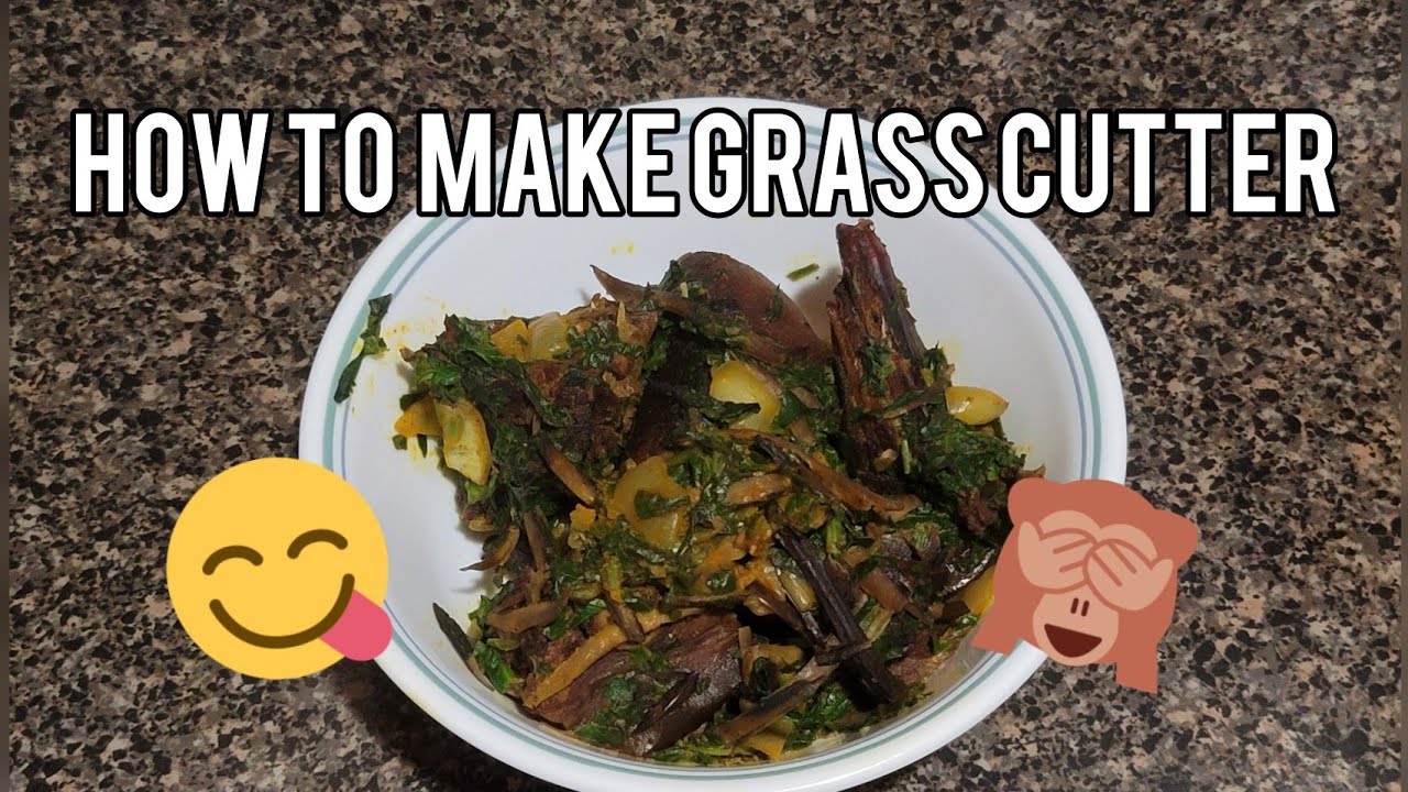 How to make Grass Cutter (Nchi...Bush Meat) •Easy• With Diamond #food #nigerianfood