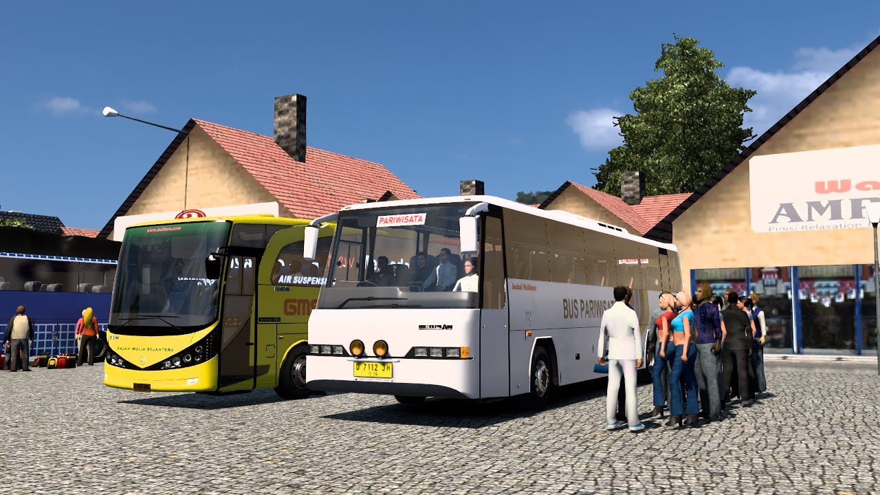 Review Bus Adiputro Neoplan  ETS2