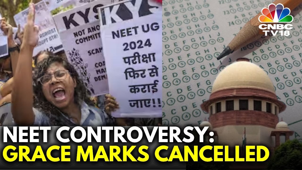 NEET Controversy: Centre To Release Scorecards Without Grace Marks; Students Can Take Re-Test | N18V