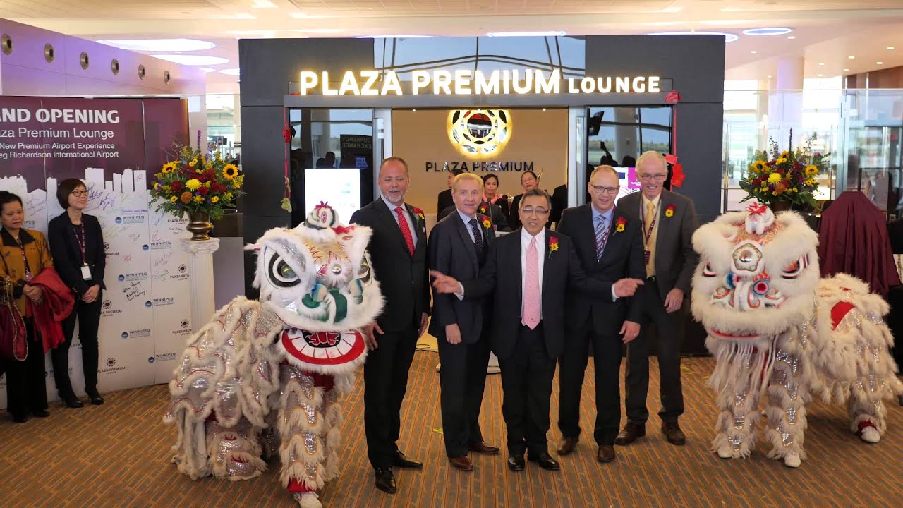 Grand Opening Event of Plaza Premium Lounge at Winnipeg Richardson International Airport