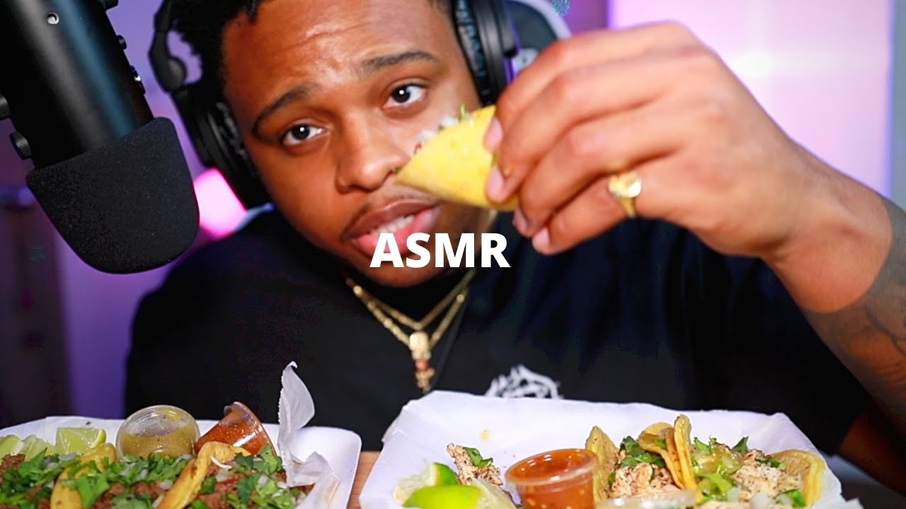ASMR Eating The BEST Authentic Mexican TACOS