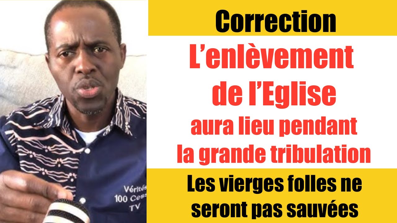 L’enlèvenemt de l’Eglise sera pdt la grande tribulation - Fr Armando