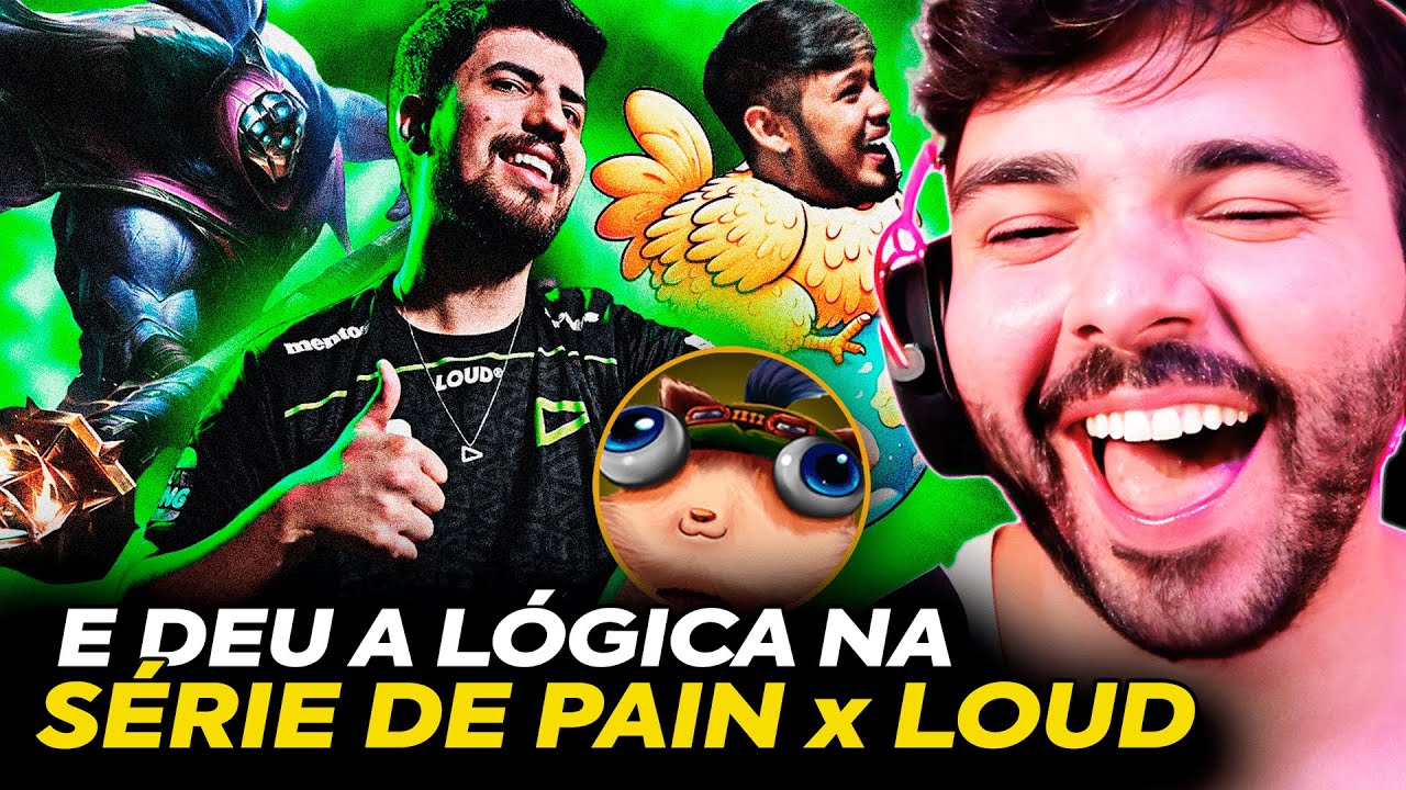 TITAN VIRA UMA GALINHA GIGANTE e CHOCA o MUNDO em PAIN x LOUD! MINERVA REAGE ao BRONZIOCRE PLAYOFFS