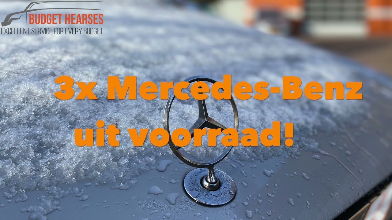 3x Mercedes-Benz E-Klasse op voorraad bij Budget Hearses!