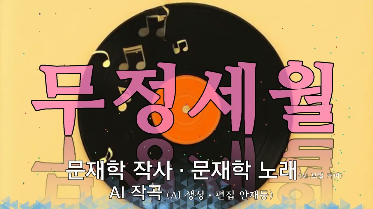 [대중가요] 무정세월 / 문재학 작사 _ 문재학 노래