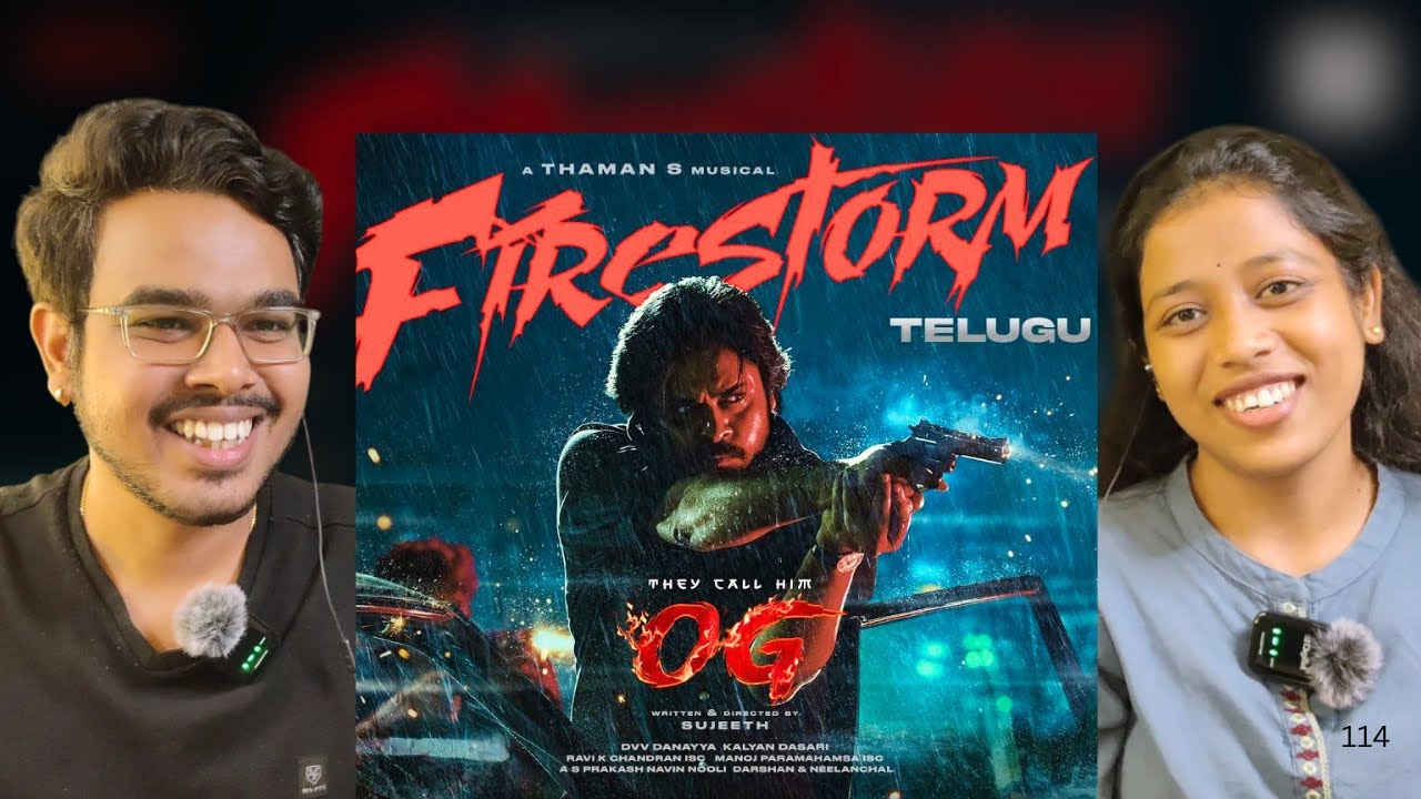 They Call Him OG - Firestorm Lyric Video Reaction | Pawan Kalyan | Sujeeth | Thaman S | DVV Danayya