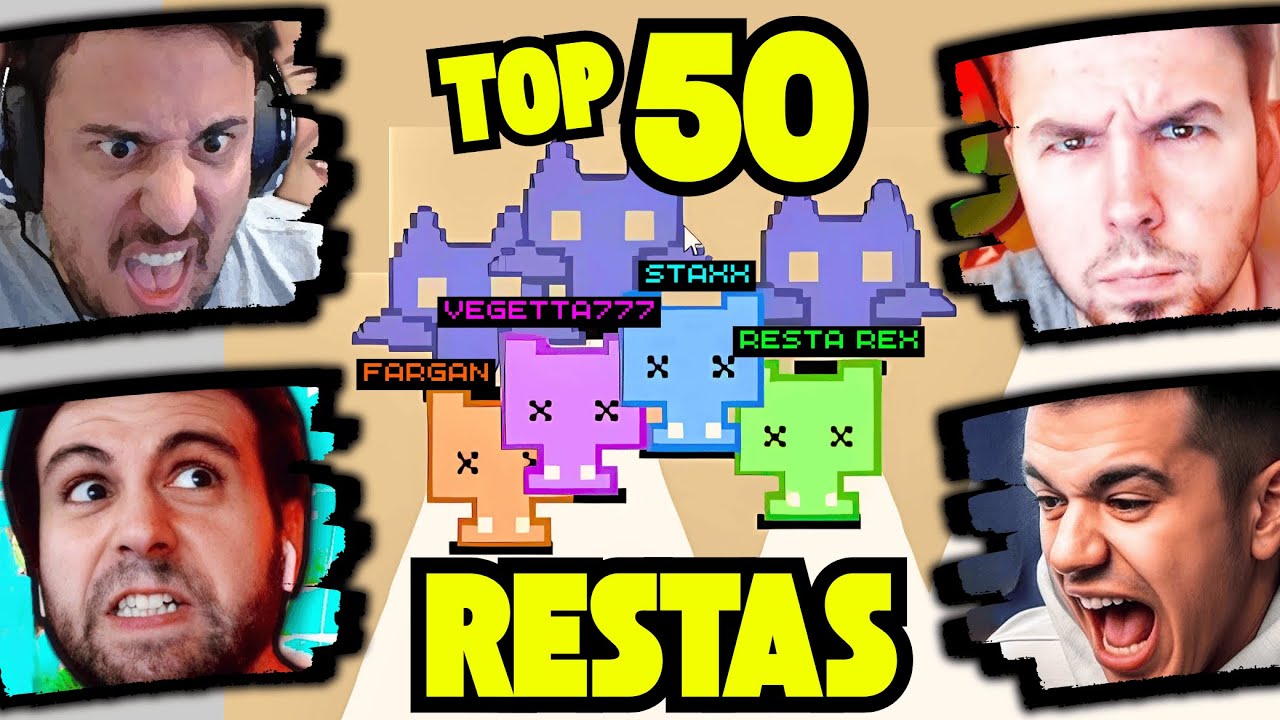 Top 50 RESTAS que DESTRUYERON la AMISTAD de TODOS en PICO PARK 2! 💀 c/ VEGETTA, WILLY, STAXX, ALEXBY