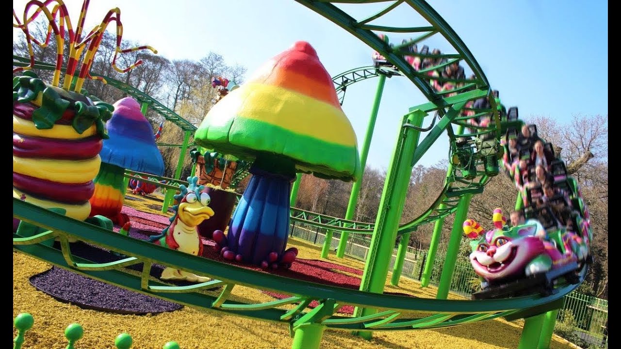 Cat-O-Pillar Coaster Ride at Paultons Park POV & HD