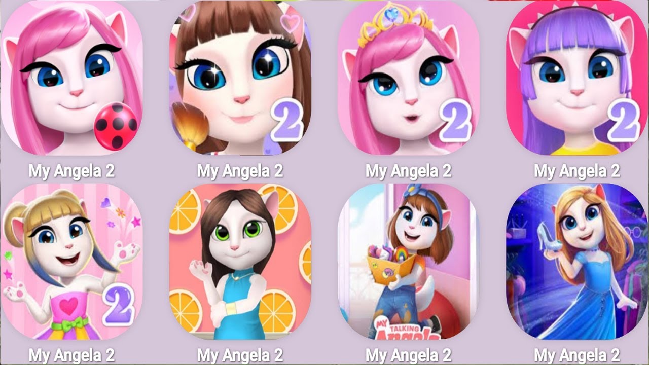 My Talking Angela explore the jumps of Angela 2 mid-autumn outfit...