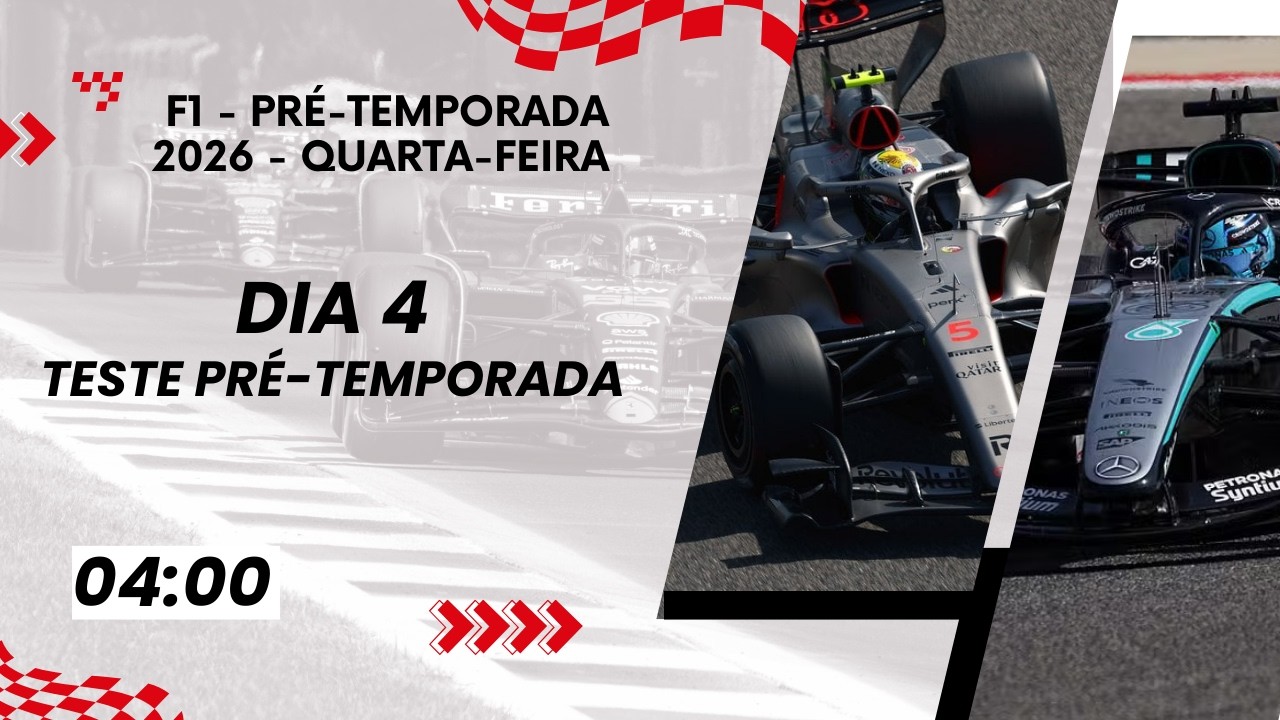 FORMULA 1 AO VIVO | DIA 4 - TESTE PRÉ-TEMPORADA 2026 BAHREIN LIVE TIMING