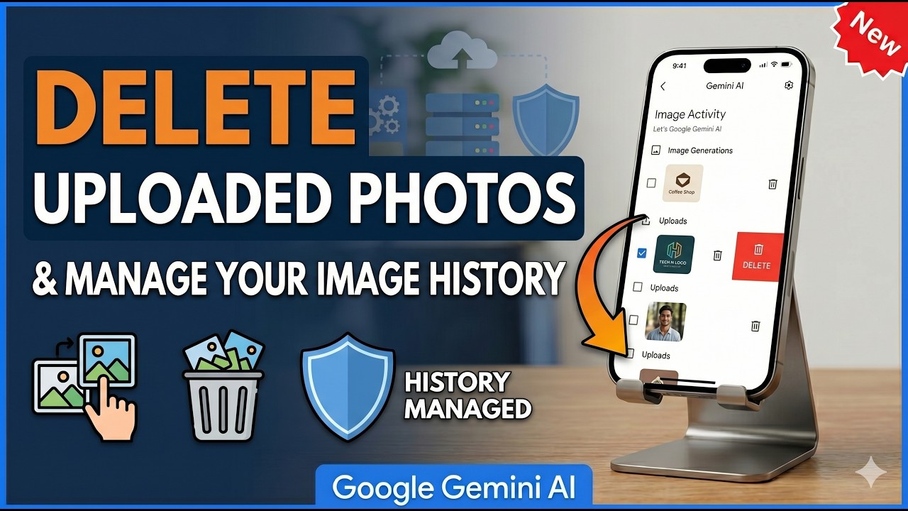 Как удалить загруженные фотографии из приложения Google Gemini AI и управлять историей изображений.