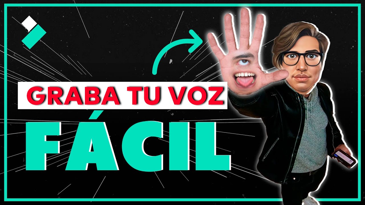 DESCUBRE c&oacute;mo PONER TU VOZ a un VIDEO desde PC -  &iexcl;A&ntilde;ade tu narraci&oacute;n desde Filmora!