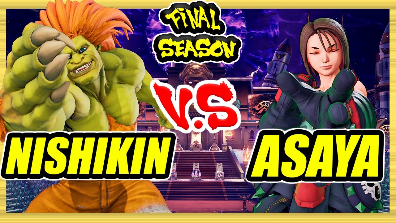 SFV CE 🔥 Nishikin (Blanka) vs Asaya (Akira) 🔥 Ranked Set 🔥 Street Fighter 5