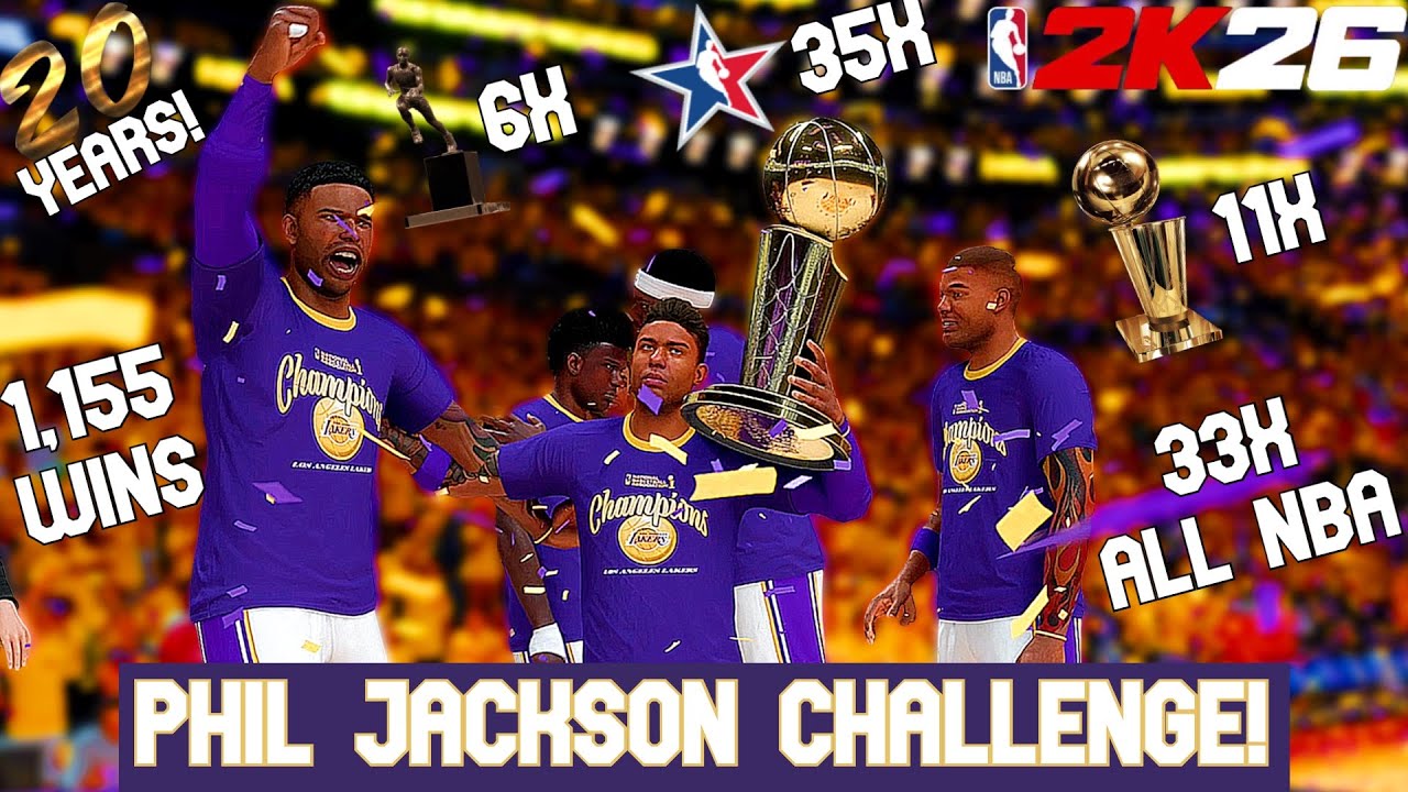 I Attempted to Become the GREATEST Coach in NBA History! Phil Jackson Challenge! | NBA 2k26