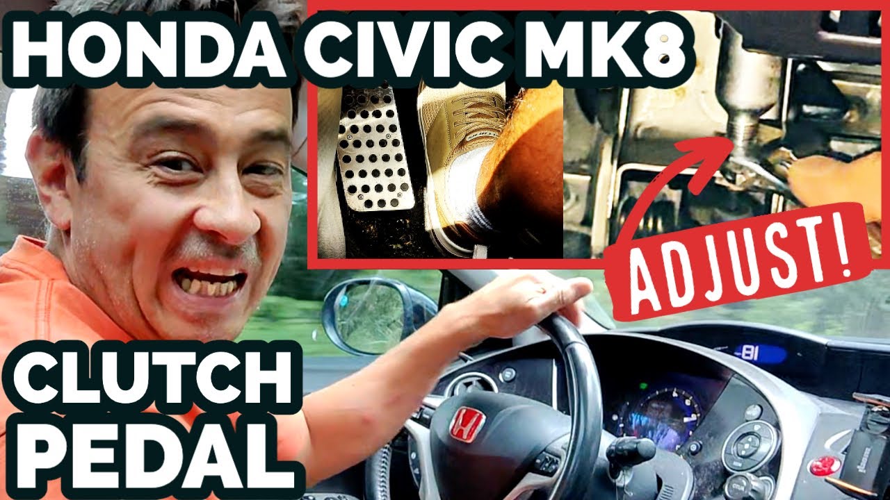 Регулировка педали сцепления Honda Civic MK8 без специальных инструментов — 5 минут легко!