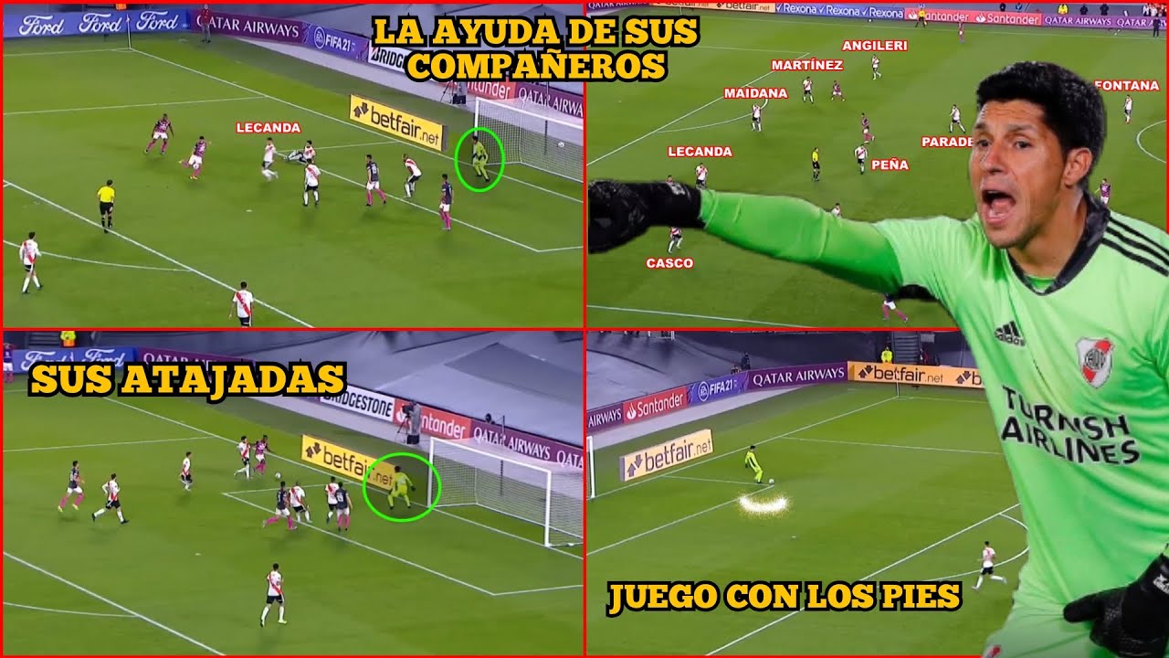 ASÍ JUGÓ ENZO PÉREZ DE ARQUERO EN RIVER