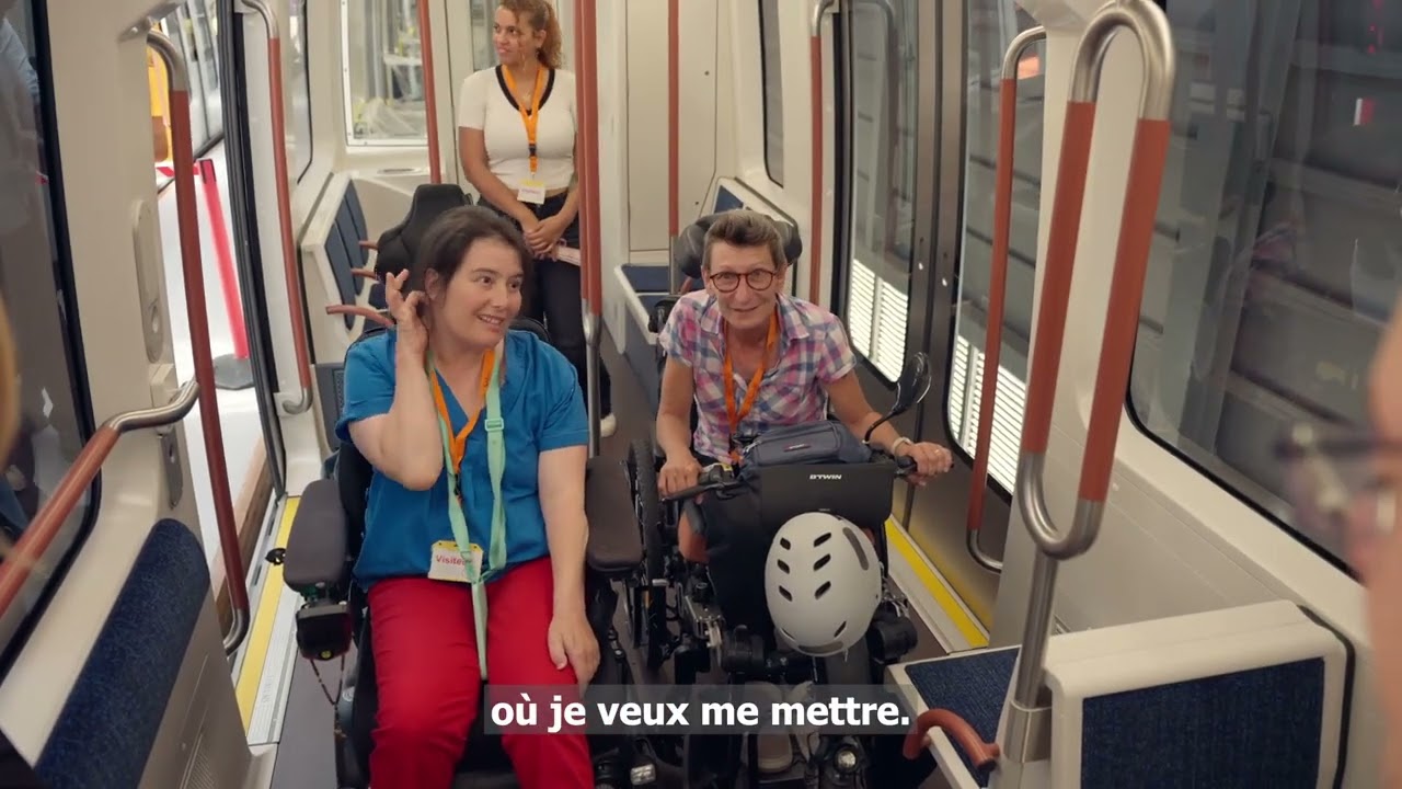 Nouvelles rames VAL208 NG3 du métro toulousain - Découverte par les membres de la CARUT 👩‍🦽👨‍🦯👨‍🦼