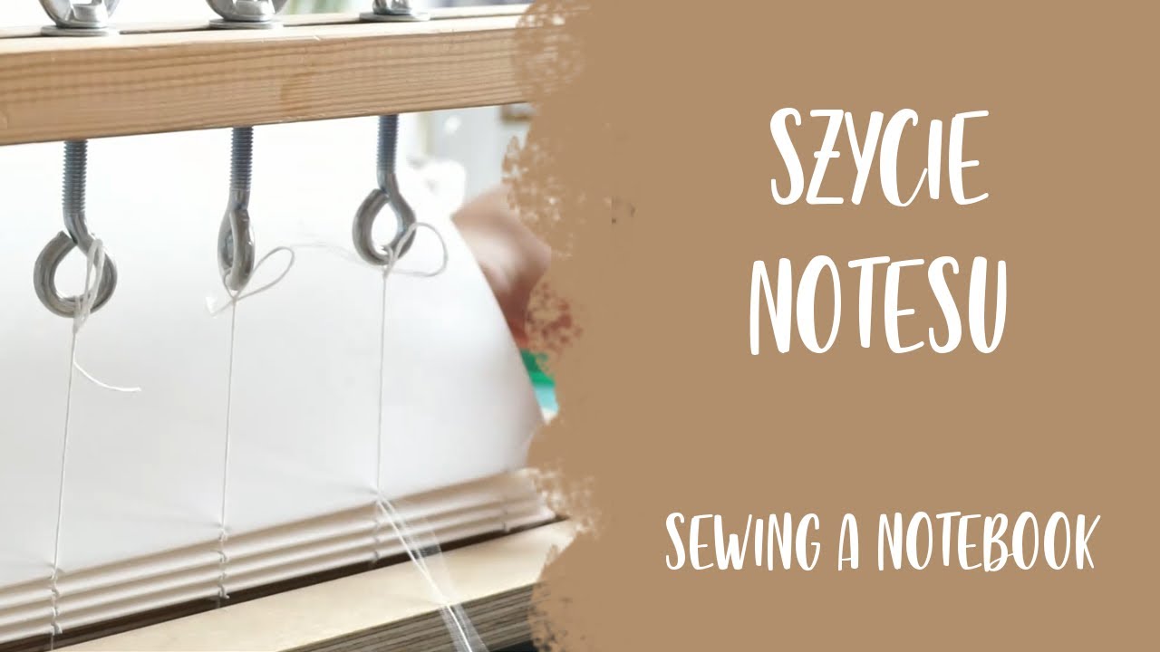 Jak uszyć notes | Introligatorstwo | Sewing a notebook | Bookbinging |