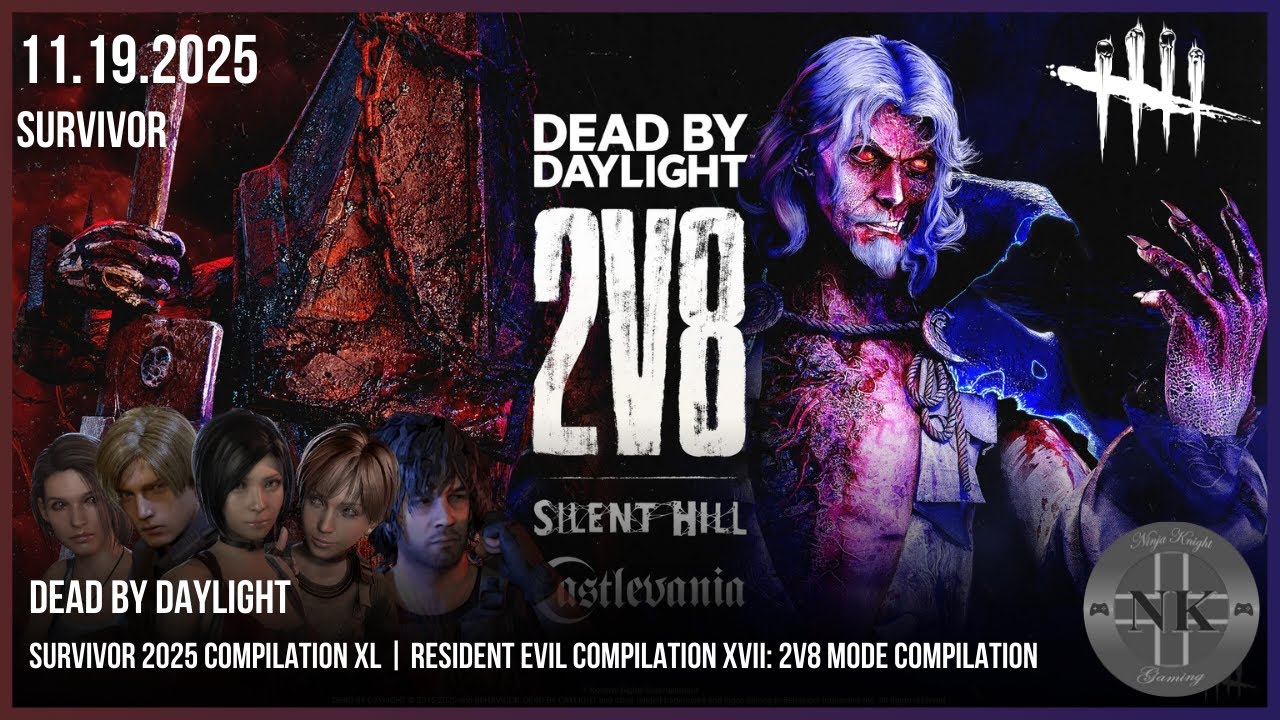 Dead by Daylight - Resident Evil Compilation XVII: 2v8 Mode Compilation (Silent Hill X Castlevania)