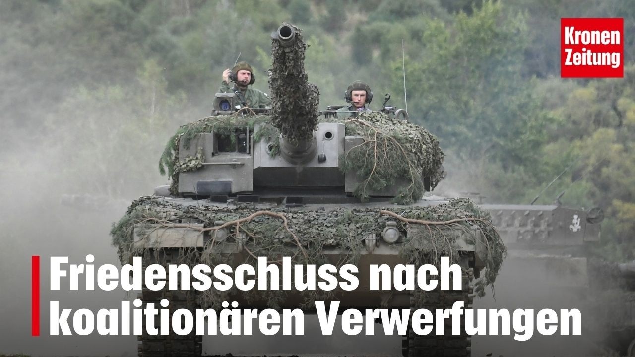 Friedensschluss nach koalitionären Verwerfungen I krone.tv NEWS
