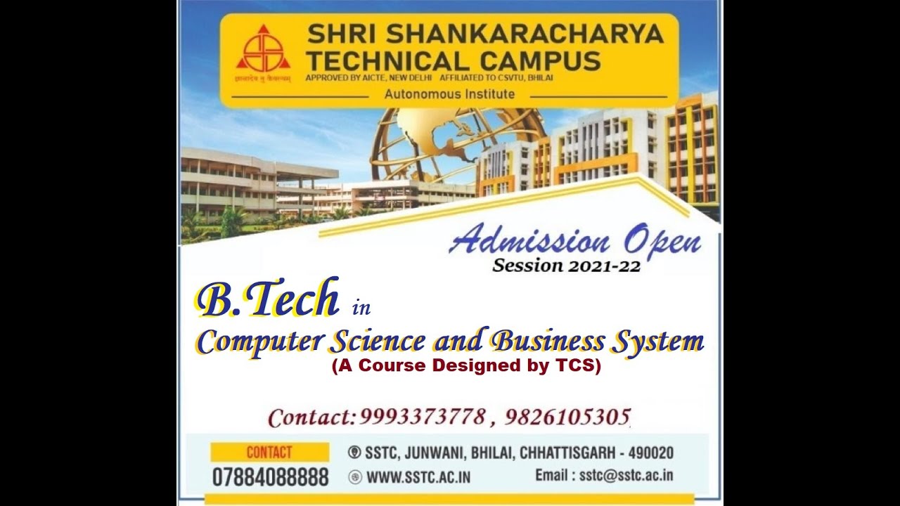 TCS Computer Science & Business System (CSBS) @ SSTC BHILAI &ndash; A UG Course for the NextGen Engineers