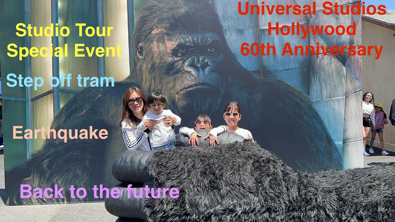 景點探訪 (八) 好萊塢環球影城60週年活動 - Universal Studios 60th Anniversary (Studio Tour Step off tram, Earthquake)