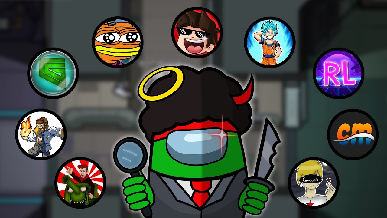 AMONG US con YOUTUBERS DE FORTNITE!