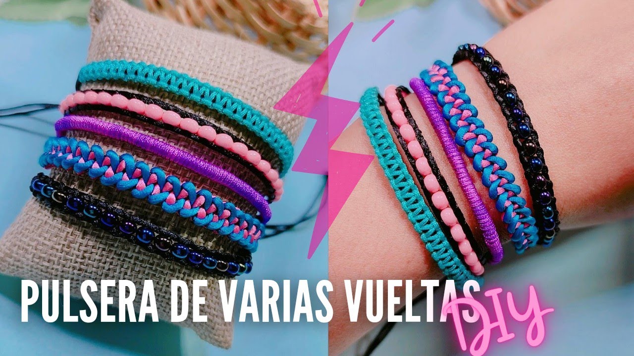 Cómo hacer pulsera de varias vueltas
