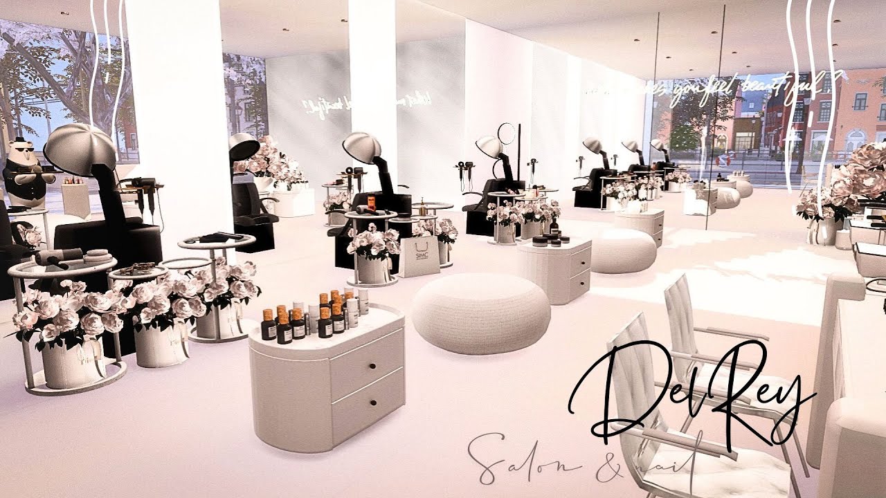DelRey Nail Salon - The Sim 4 (Business & Hobbies Pack) | StopMotion & MiniTour |