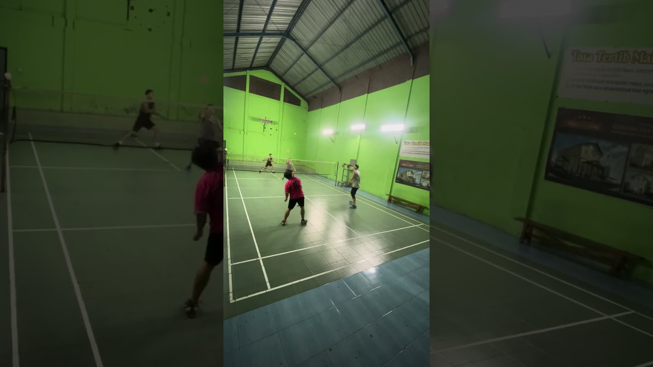 Badminton 27-02-26 sesi 1#olahragabadminton #pavali #gedungsabugajanti #bakulmenghantam #yogjakarta 