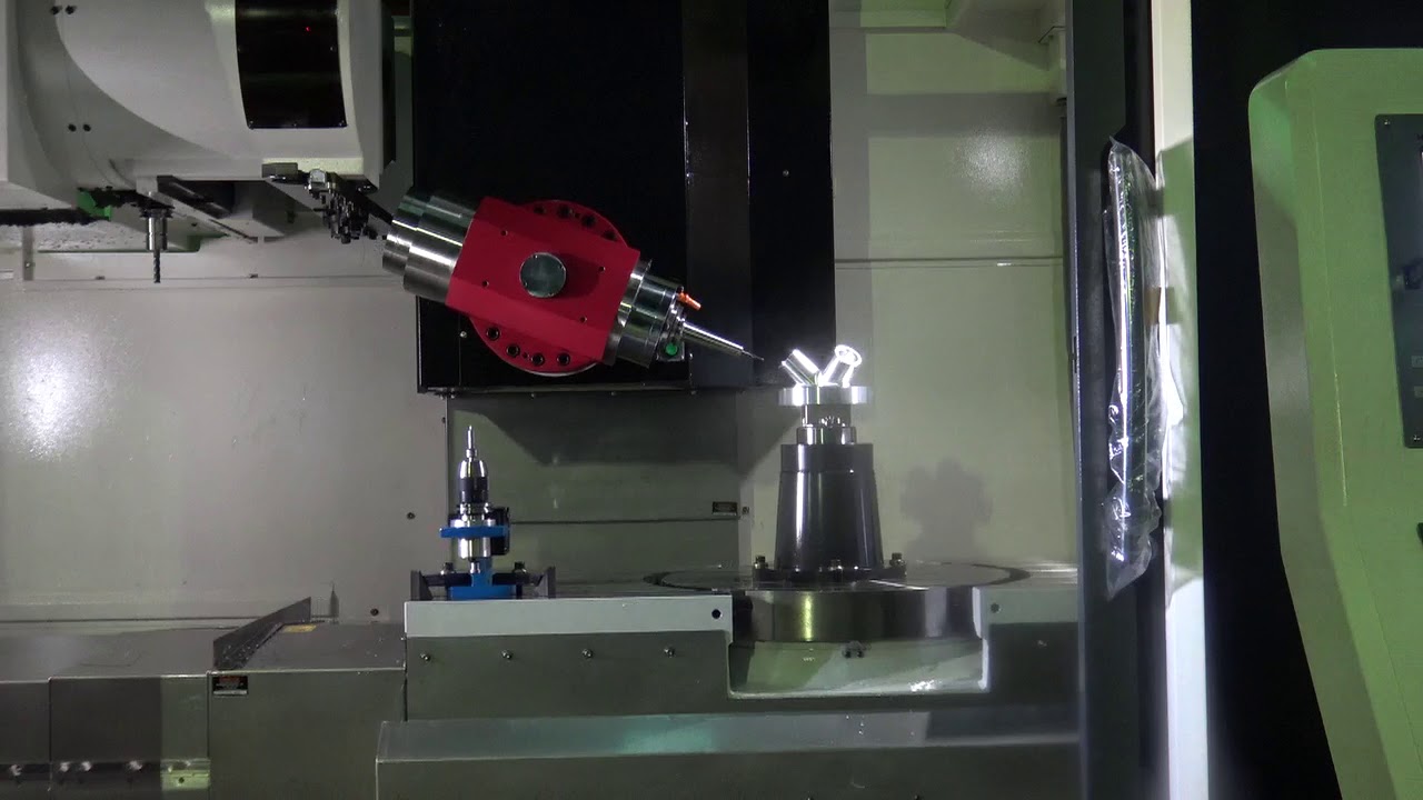 《Manford 邁鑫機械》VX-600 5-AXIS Tilting Head & 600mm table 五軸搖擺頭