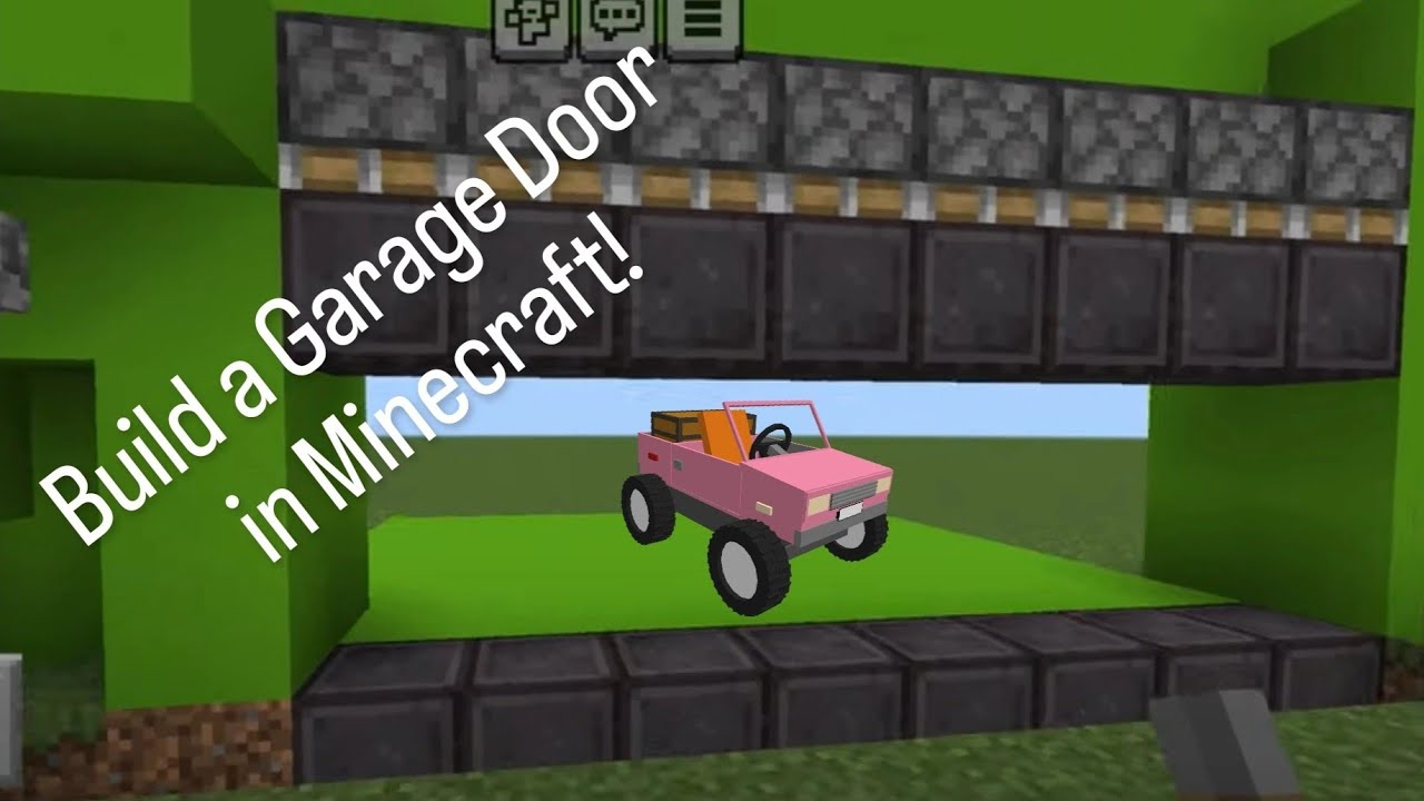 Создаём рабочие гаражные ворота в Minecraft | Гаражные ворота поднимаются и опускаются