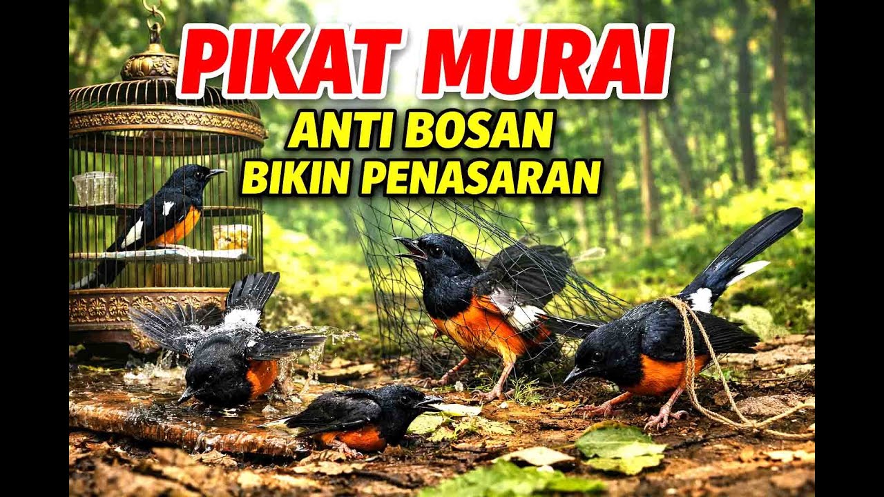 Suara Pikat Murai Ampuh Nembak Panjang Paling Dicari