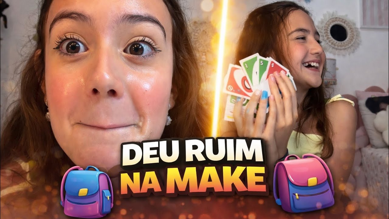 O UNO DECIDIU MINHA MAQUIAGEM PRA ESCOLA 🏫 😱 | Mimi Puertas #desafio #escola #voltaasaulas 