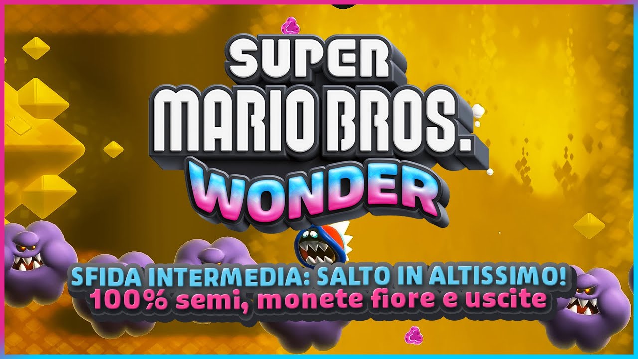 SFIDA INTERMEDIA SALTO IN ALTISSIMO! 100%✔️(semi, monete e uscite) - Super Mario Bros. Wonder Guida