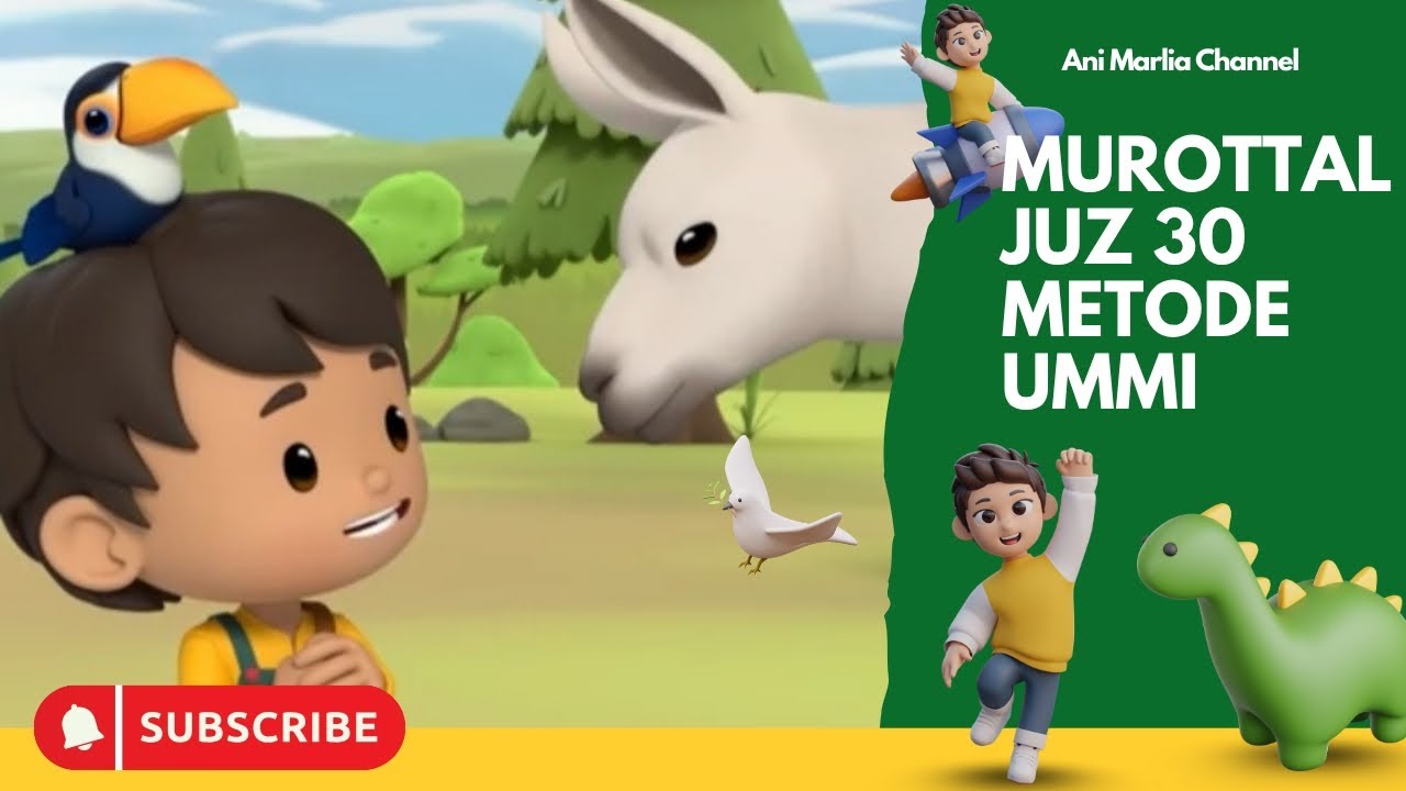 MUROTTAL JUZ 30 METODE UMMI || FULL ANIMASI #murottalquran #murottal  #juzamma #juz30