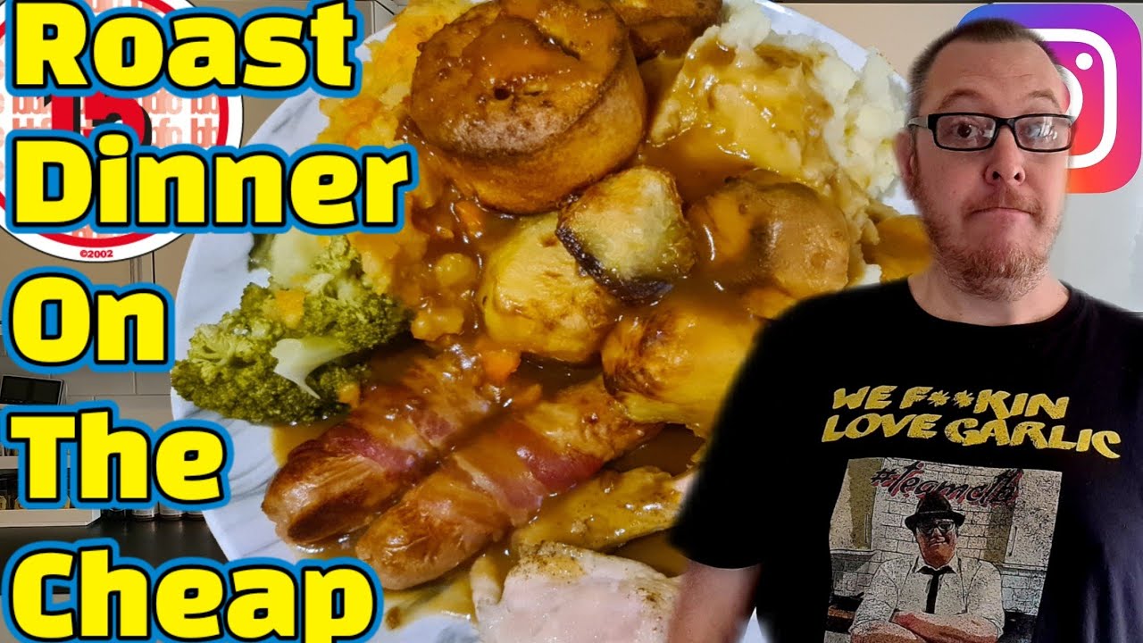 I Made a Roast Dinner for 5 People | And it was Only £7 | Budget Cooking