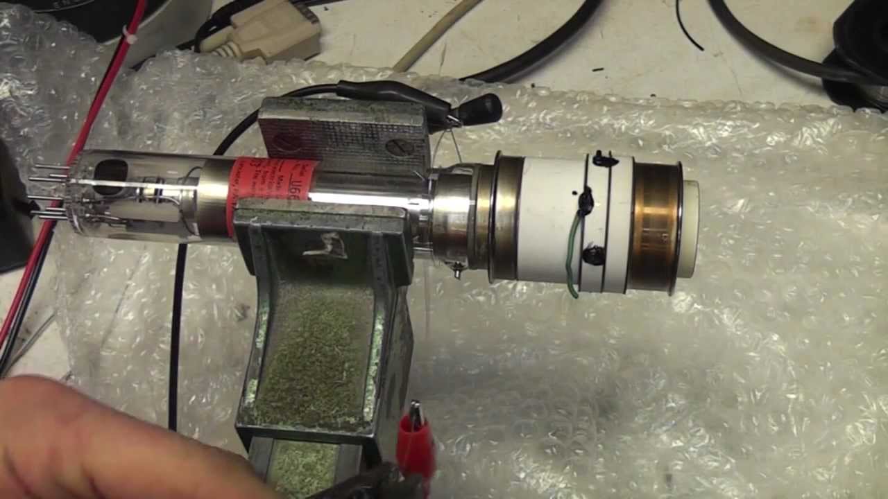 Intensified vidicon tube teardown
