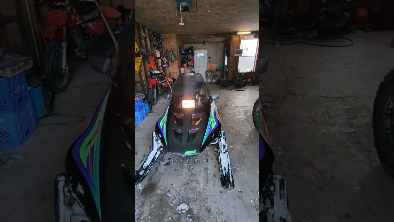 Barn find 1993 arctic cat cougar 440 L/c 
